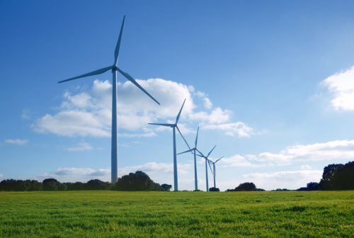 Modern wind turbines have low frequencies at vibration modes 1 and 2